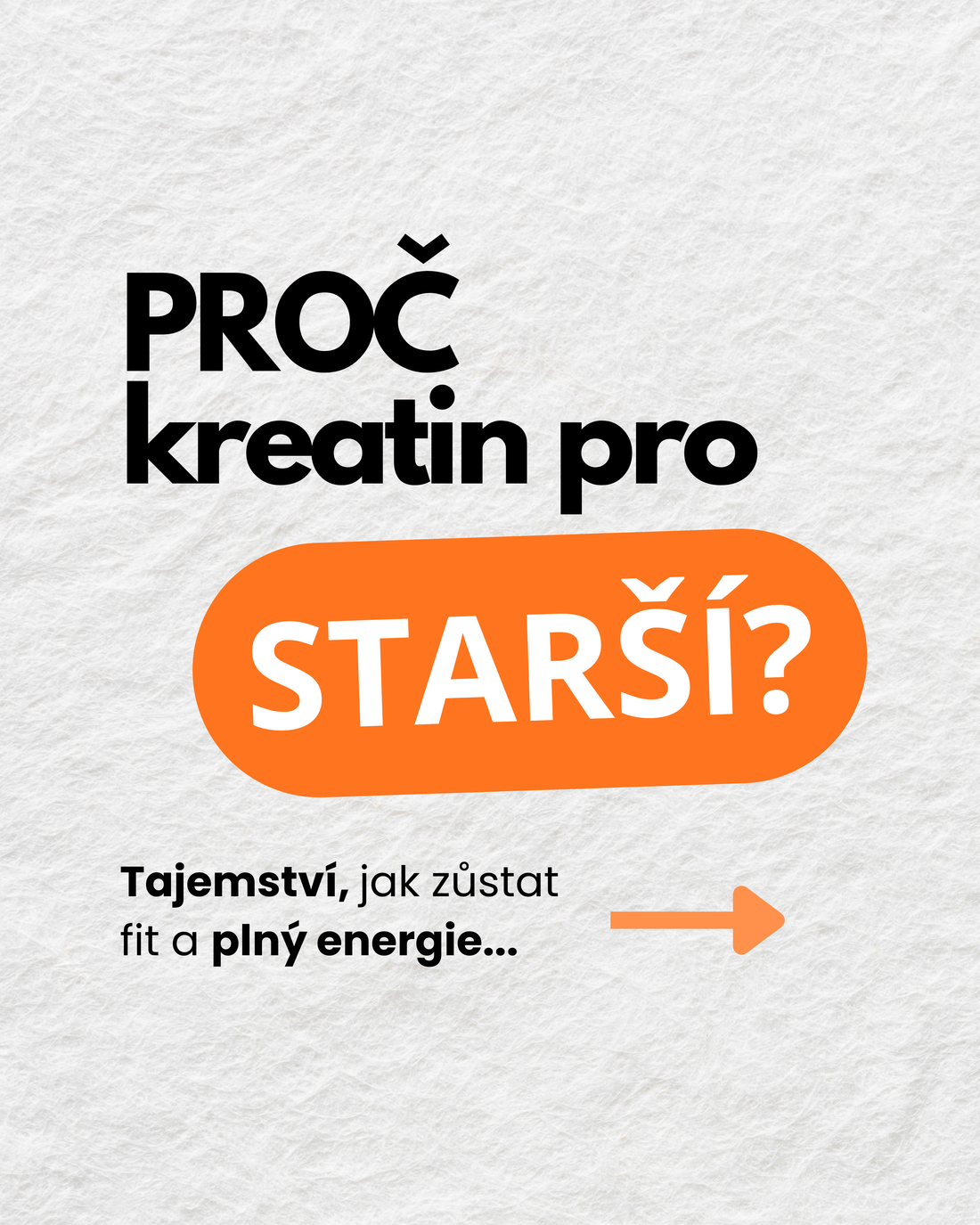 3 Důvody, proč kreatin pro starší
