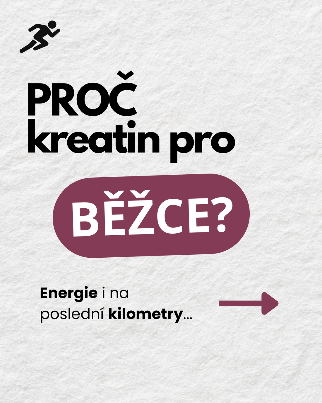 3 Důvody, proč kreatin pro běžce