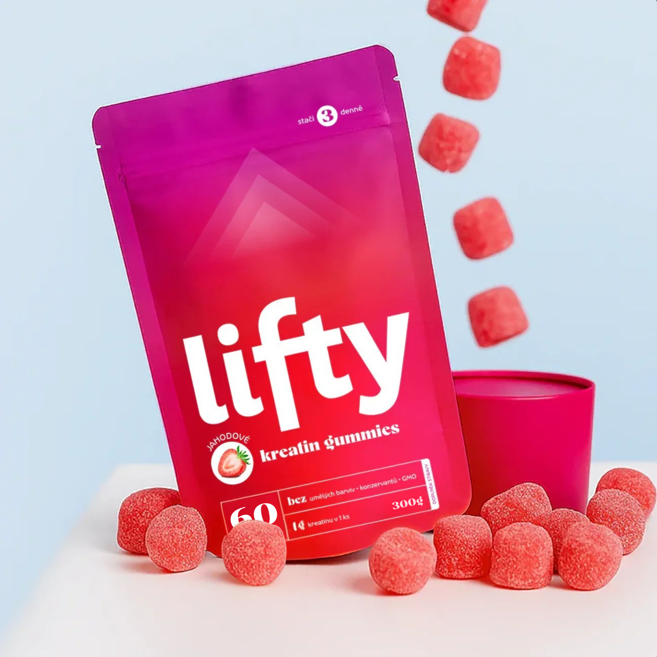 Kreatinové Lifty gummies (60G)
